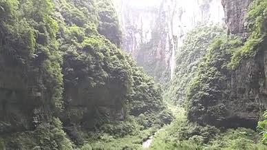 旅行天生三桥高山密林拍摄视频视频的预览图